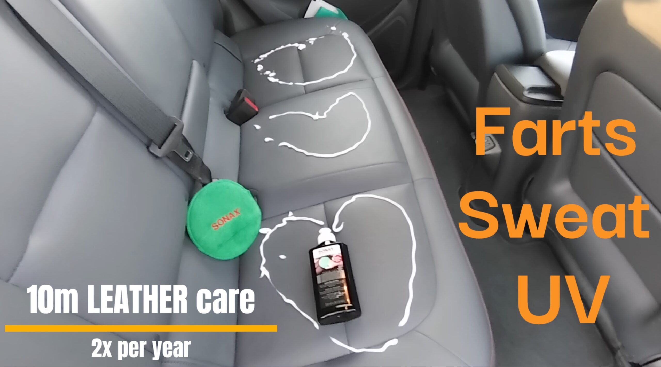 Autositze und Lenkrad aus Leder schützen vor UV-Strahlung
