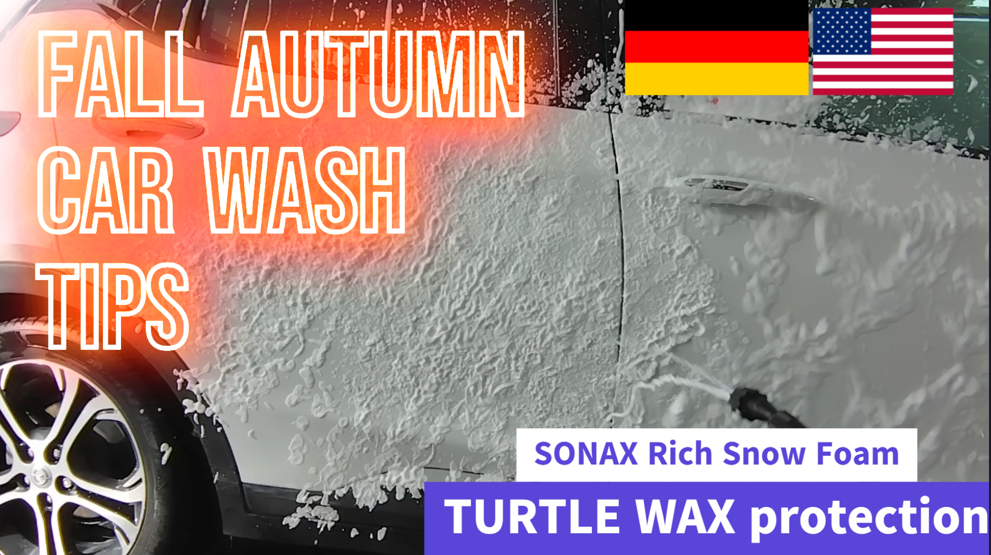 Auto Waschen Tipps für den Herbst mit Sonax & Turtle Wax