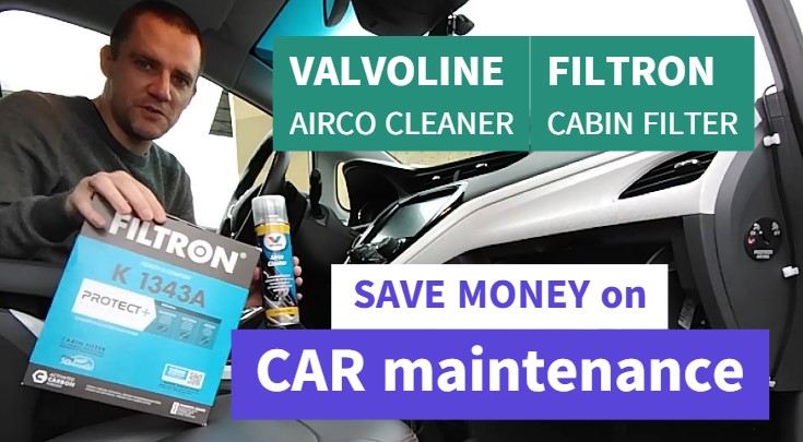 Super clean your car's Airco & replace filter yourself