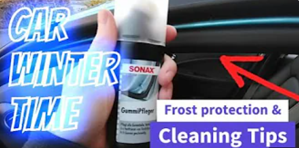 How to get a longer lasting frost protection for rubber door strips and winter cleaning tips