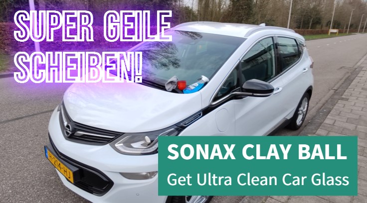 Sonax Clay Ball to clean car glass - Ultra Clean windshield