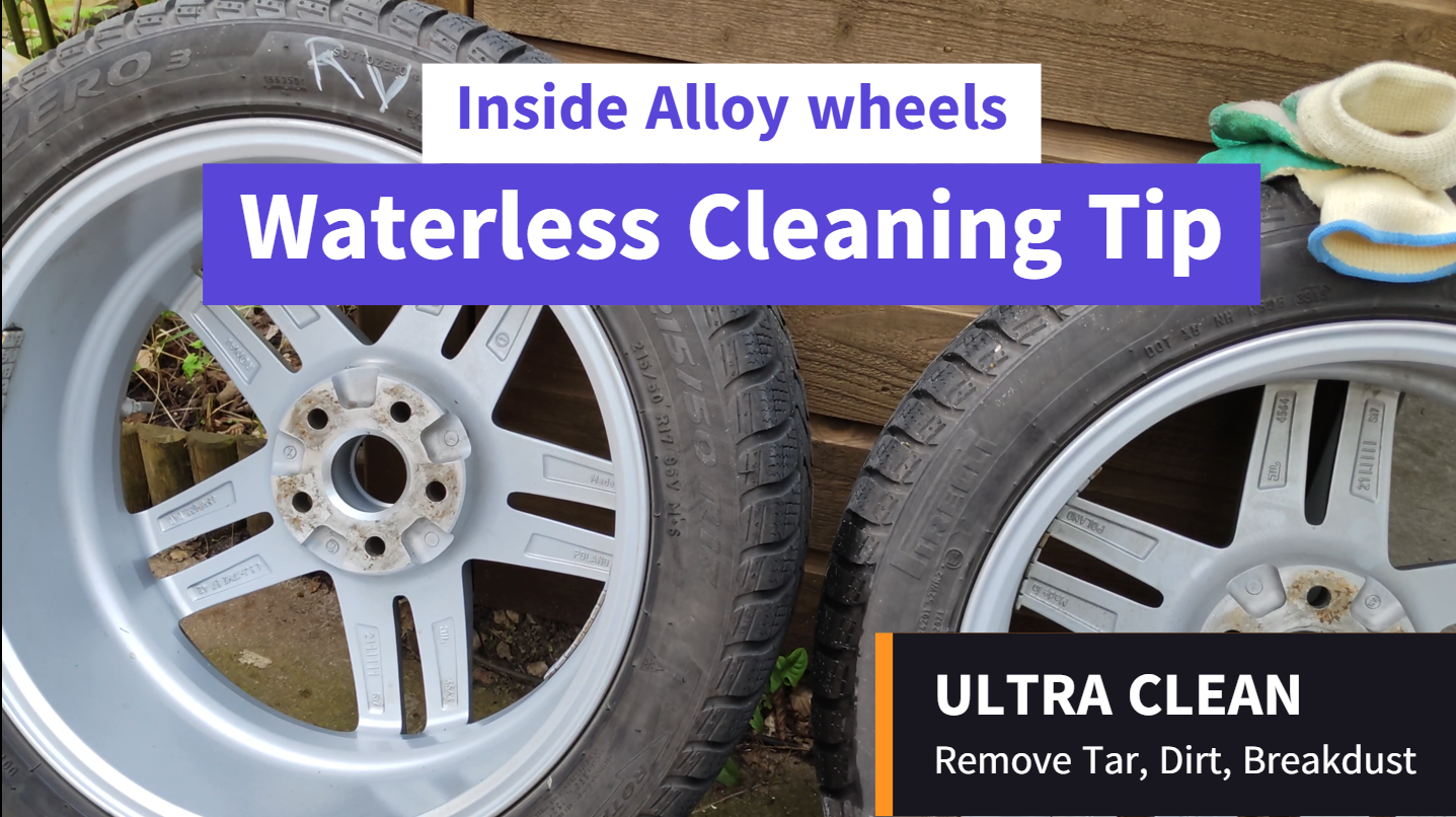 Ultra clean inside wheels cleaning tip - Fast & waterless