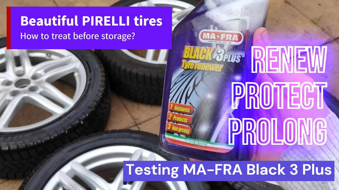 Mafra Black 3 Plus test: Protect & Renew my Pirelli tires