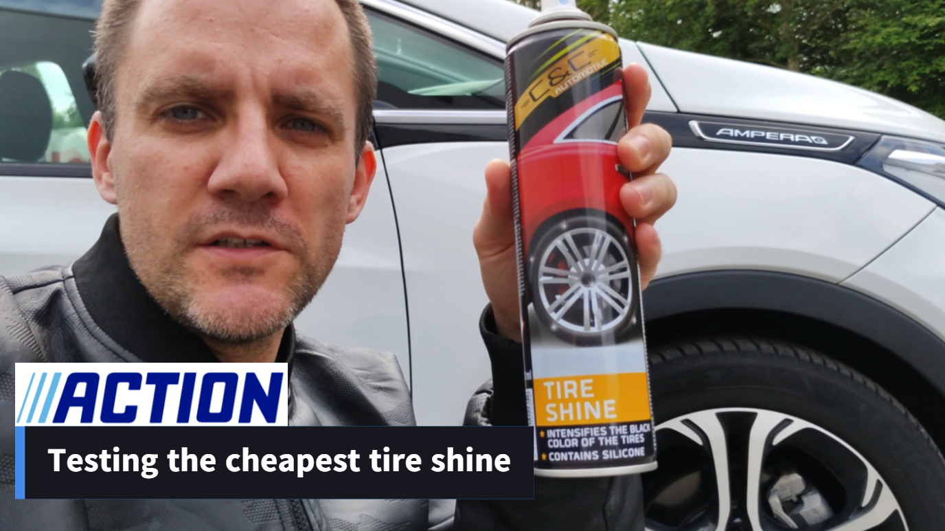 Ich teste einen günstigen C&C Tire Shine von ACTION auf meinen Sommerreifen