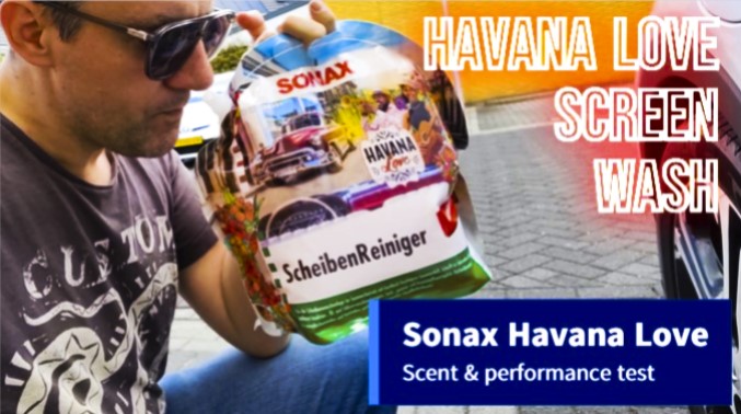 Instant Cuban car vibes with my new Sonax summer screen wash