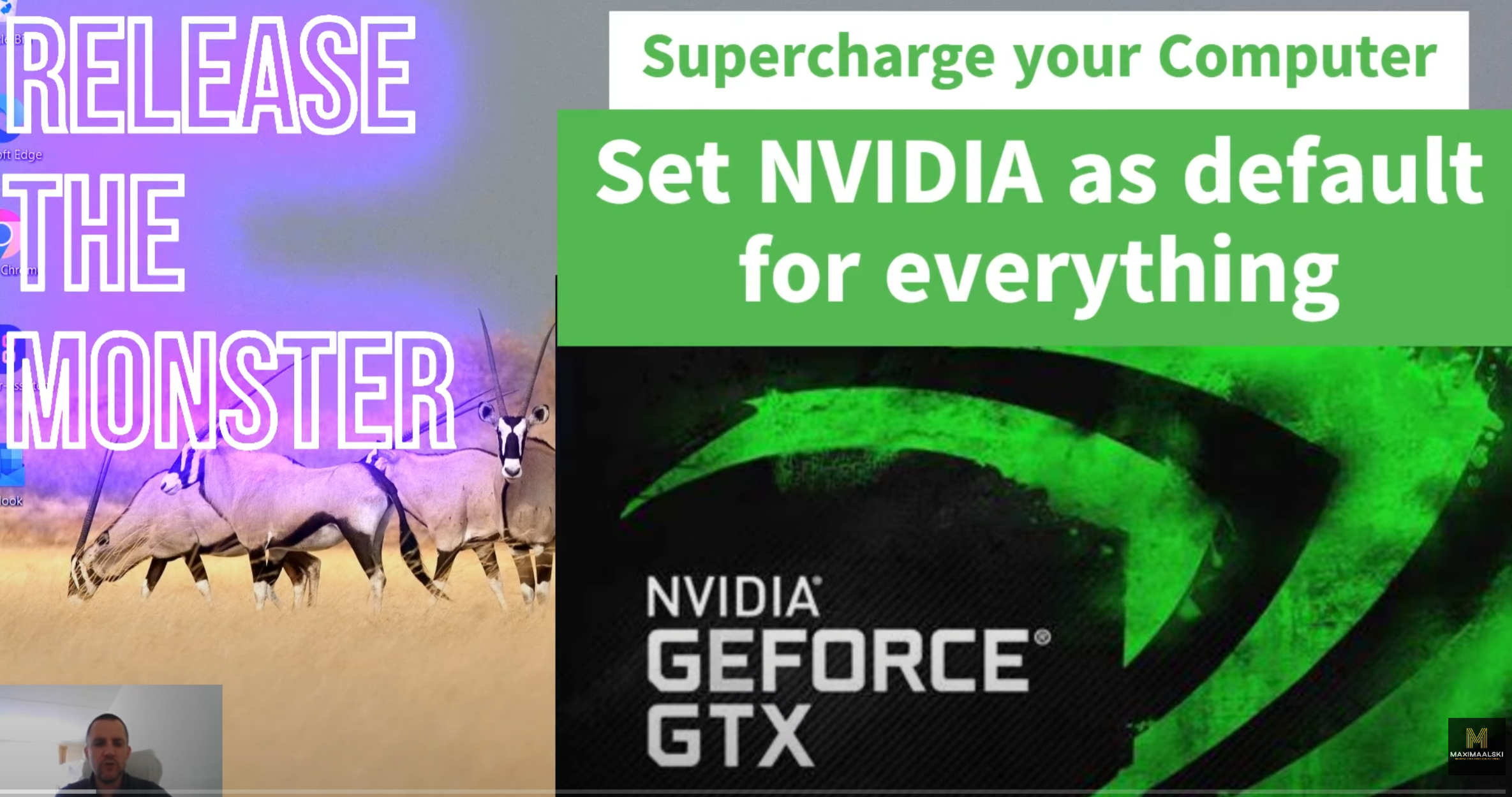 How to set NVIDIA as default for all Windows programs