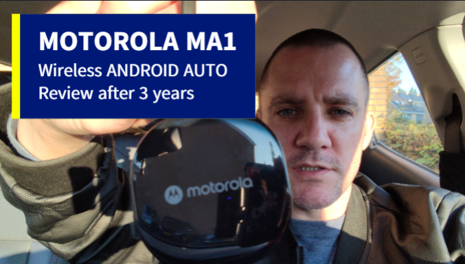 Mijn Motorola MA1 draadloze Android Auto review na 3 jaar