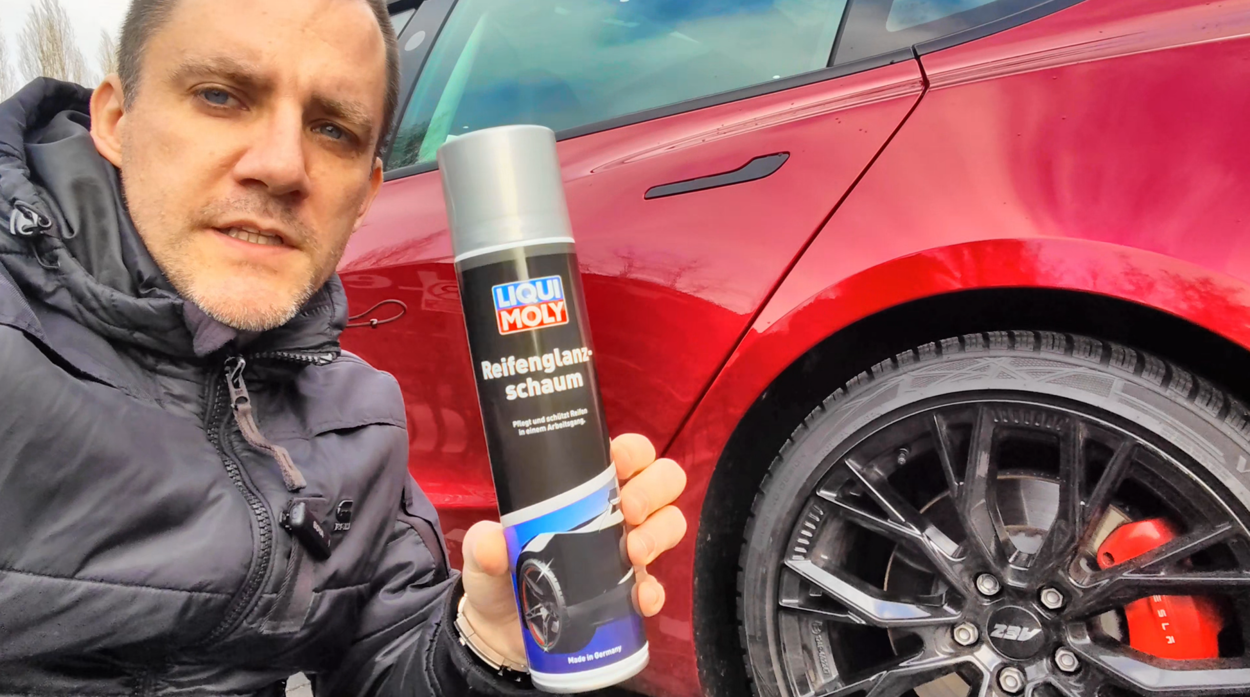 Liqui Moly Tire Foam test and review in winter driving