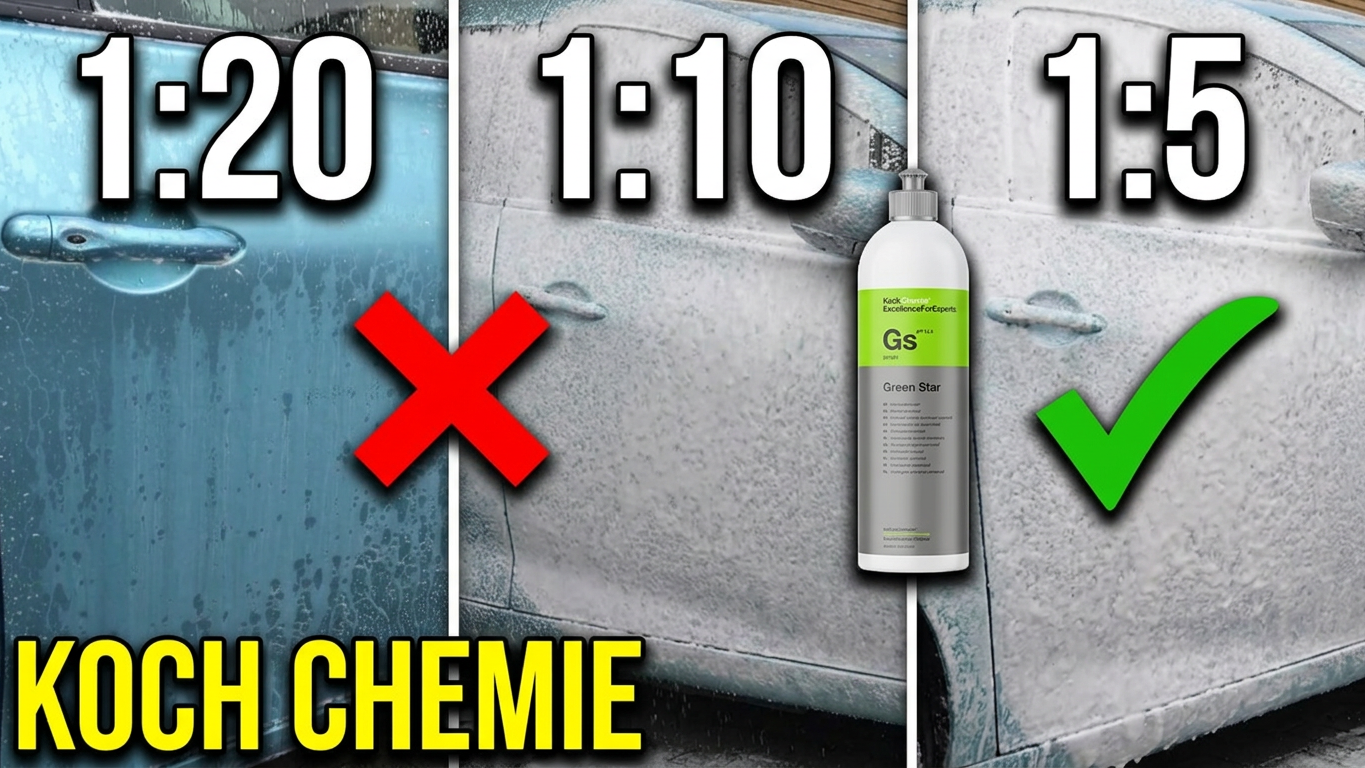 Koch Chemie Green APC as Snow Foam Test | Lidl Pressure Washer Dilutions