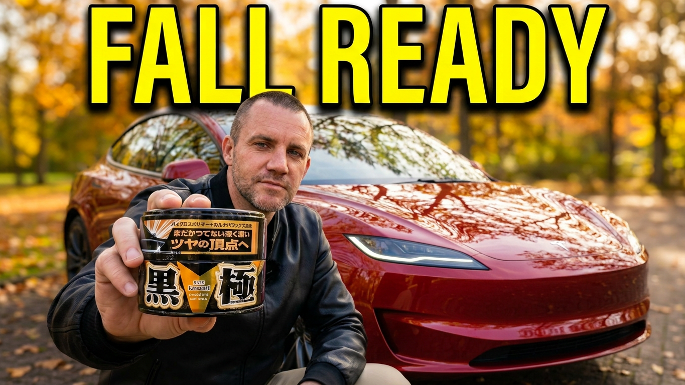 I tested Soft99 Kiwami wax on my Tesla this fall